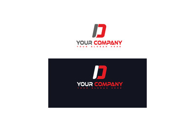 Letter Logo - D Letter Alphabet Logo Design Template for your business or service