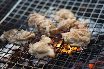 網焼きの鳥