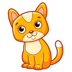 Cute cat cartoon