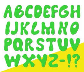 Alphabet letters for kids. ABC