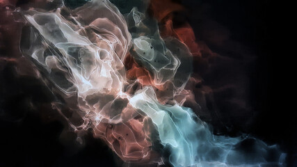 Alcohol ink modern abstract painting, contemporary contemporary art.