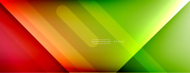 Dynamic lines abstract background. 3D shadow effects and fluid gradients. Modern overlapping forms