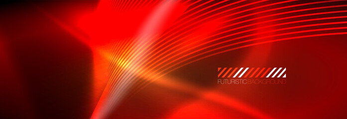 Neon dynamic beams vector abstract wallpaper background. Wallpaper background, design templates for business or technology presentations, internet posters or web brochure covers