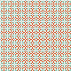 Fototapeta premium Abstract Cross Pattern generative computational art illustration