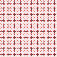 Abstract Cross Pattern generative computational art illustration