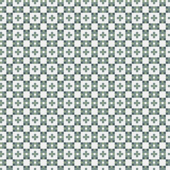 Abstract Cross Pattern generative computational art illustration