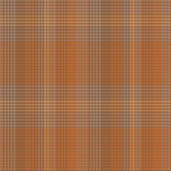 Orange Asymmetric Plaid textured Seamless Pattern