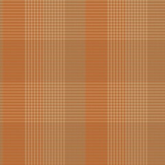 Orange Asymmetric Plaid textured Seamless Pattern