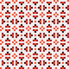 Abstract Cross Pattern generative computational art illustration