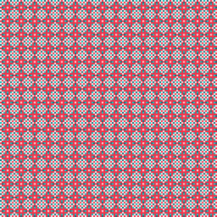 Abstract Cross Pattern generative computational art illustration