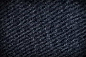 Dark blue jeans texture background.