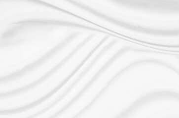 Fototapeta na wymiar white cloth background soft wrinkled fabric patrem and surface