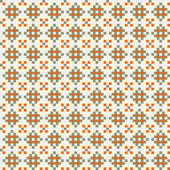 Abstract Cross Pattern generative computational art illustration