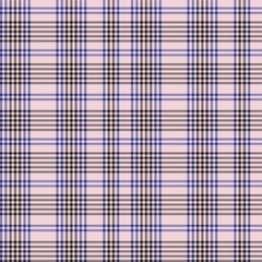 Pink Navy, Asymmetric Plaid textured Seamless Pattern-