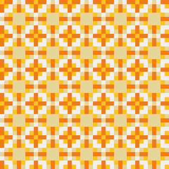 Abstract Cross Pattern generative computational art illustration