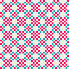 Abstract Cross Pattern generative computational art illustration