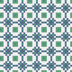 Abstract Cross Pattern generative computational art illustration