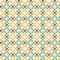 Abstract Cross Pattern generative computational art illustration