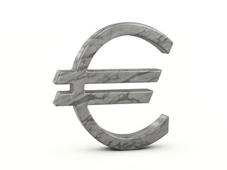Marble euro symbol