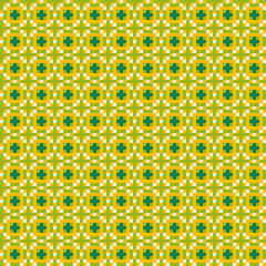 Abstract Cross Pattern generative computational art illustration