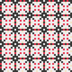 Fototapeta premium Abstract Cross Pattern generative computational art illustration