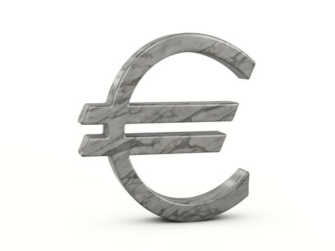 Marble euro symbol