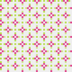 Abstract Cross Pattern generative computational art illustration