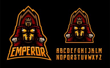 illustration vector graphic of Emperor mascot logo perfect for sport and e-sport team