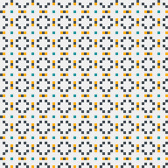 Abstract Cross Pattern generative computational art illustration