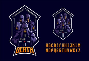 illustration vector graphic of Executioner mascot logo perfect for sport and e-sport team