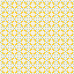 Abstract Cross Pattern generative computational art illustration