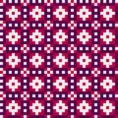 Abstract Cross Pattern generative computational art illustration