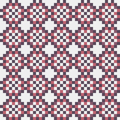 Fototapeta premium Abstract Cross Pattern generative computational art illustration