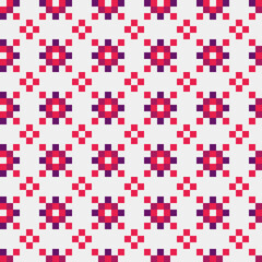 Abstract Cross Pattern generative computational art illustration