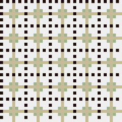 Fototapeta premium Abstract Cross Pattern generative computational art illustration