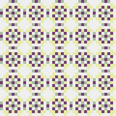 Abstract Cross Pattern generative computational art illustration