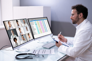 Medical Doctor Video Conference Technology