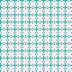 Abstract Cross Pattern generative computational art illustration