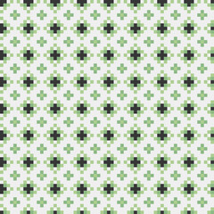 Abstract Cross Pattern generative computational art illustration