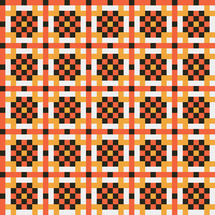 Abstract Cross Pattern generative computational art illustration