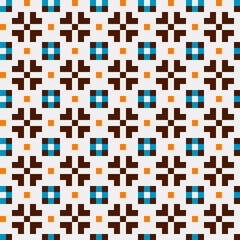 Abstract Cross Pattern generative computational art illustration