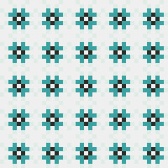 Fototapeta premium Abstract Cross Pattern generative computational art illustration