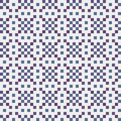 Fototapeta premium Abstract Cross Pattern generative computational art illustration