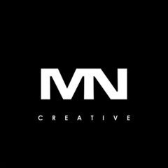 MN Letter Initial Logo Design Template Vector Illustration