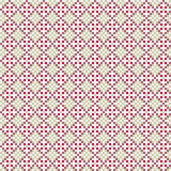 Abstract Cross Pattern generative computational art illustration