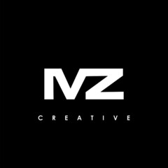 MZ Letter Initial Logo Design Template Vector Illustration