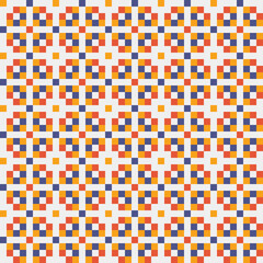 Abstract Cross Pattern generative computational art illustration