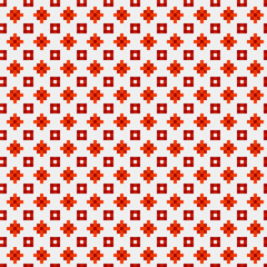 Abstract Cross Pattern generative computational art illustration