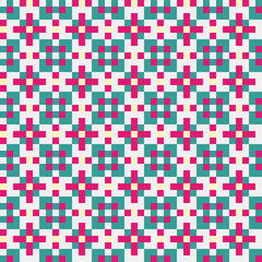 Abstract Cross Pattern generative computational art illustration