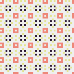 Abstract Cross Pattern generative computational art illustration